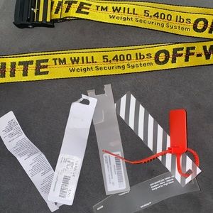 CLASSIC OFF WHITE INDUSTRIAL BELT